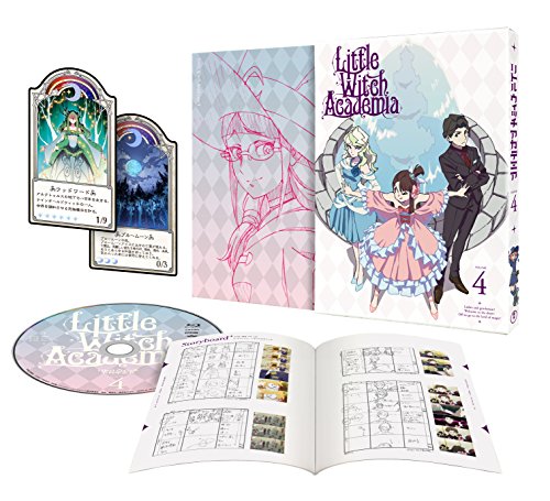 「ほぼ新品」TVアニメ「リトルウィッチアカデミア」VOL.4 Blu-ray (初回生産限定版)(中古品)