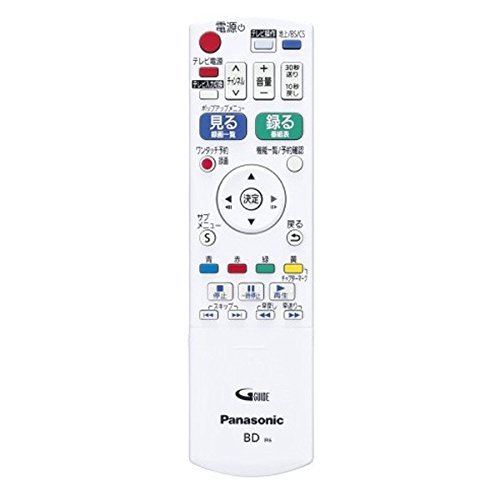 パナソニック 純正BD/DVDレコーダー用リモコン N2QAYB000995(中古品)