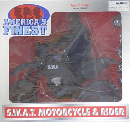 「非常に良い」21st Century Toys America's Finest SWAT Motorcycle & Rider 12 inches(中古品)