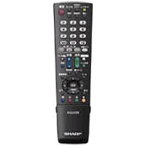 シャープ 純正テレビ用リモコン RRMCGA995WJSA 部品番号：0106380377 (中古品)