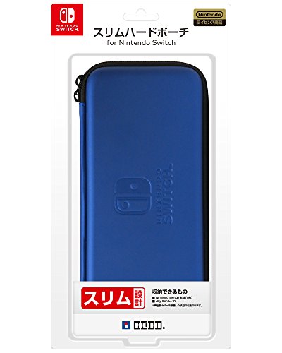 「未使用品」 Nintendo Switch対応 スリムハードポーチ for Nintendo Switch ブルー(中古品)
