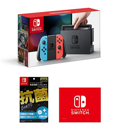 【中古品】Nintendo Switch 本体 保護フィルム付き 楽天市場】Nintendo Switch 有機ELモデル 通常モデル 本体ケース