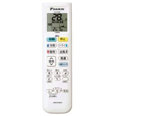 「未使用品」ダイキン 純正エアコン用リモコン ARC478A10(中古品)