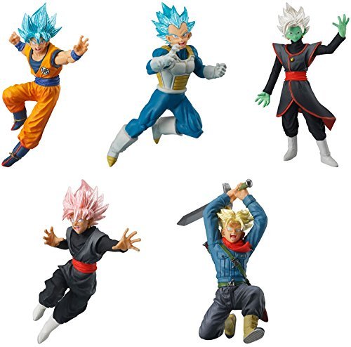 ドラゴンボール超 VS ドラゴンボール01 全5種 セット (ガシャポンDB)(中古品)