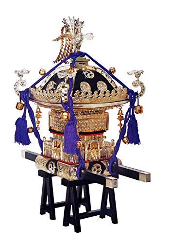 「ほぼ新品」童友社 1/5 江戸神輿 黒塗紫房 プラモデル PS-1(中古品)
