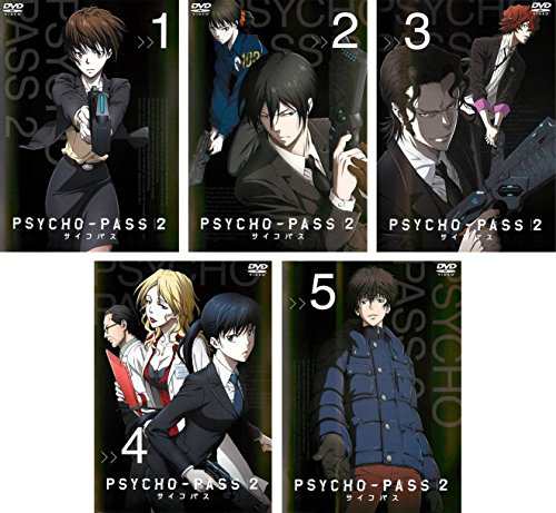 ファッションなデザイン PSYCHO-PASS [DVDセット](中古品) (初回限定盤)全5巻 サイコパス2 文学・小説