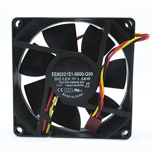 「非常に良い」SungeeDELL用冷却ファン P/N: XMN4N A00 EE80201S1-0000-G99 DC12V 1.56W 8(中古品)