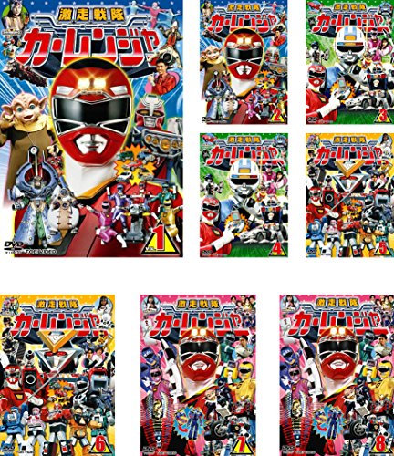 スーパー戦隊シリーズ 激走戦隊 カーレンジャー [レンタル落ち] 全8巻セッ (中古品)
