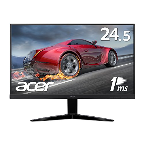 Acer ゲーミングモニター KG251Qbmiix 24.5インチ 応答速度1ms/Free Sync/ (中古品)