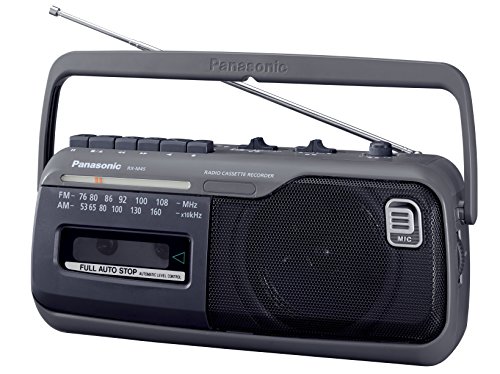 「未使用品」パナソニック ラジカセ 録音 FM/AM/ワイドFM対応 グレー RX-M45-H(中古品)