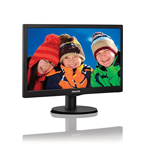 PHILIPS 15.6型ワイド液晶ディスプレイ ブラック 5年間フル 163V5LSB2/(中古品)