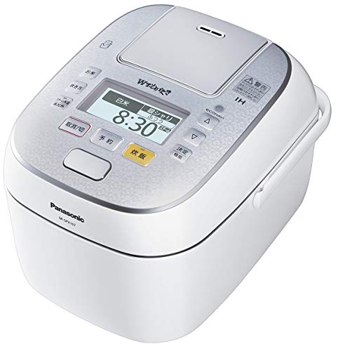 パナソニック 炊飯器 5.5合 圧力IH式 Wおどり炊き スノークリスタルホワイ (中古品)