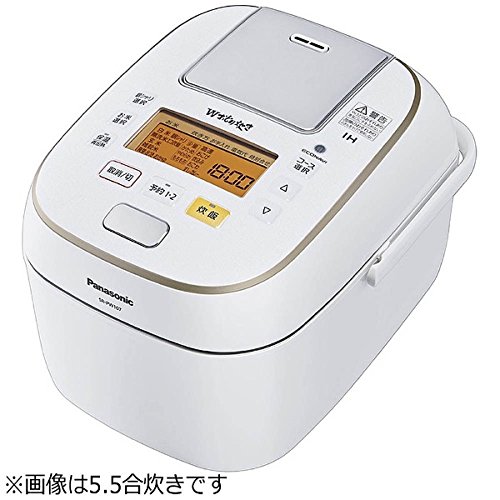 パナソニック 炊飯器 1升 圧力IH式 Wおどり炊き ホワイト SR-PW187-W(中古品)