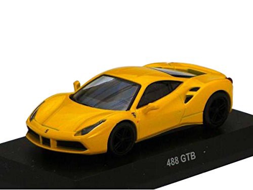 京商 1/64 フェラーリ ミニカーコレクション１２ ４８８ＧＴＢ 黄色