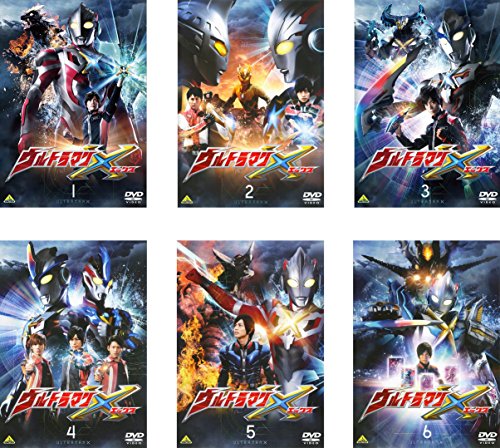 「ほぼ新品」ウルトラマンX [レンタル落ち] 全6巻セット [マーケットプレイスDVDセット (中古品)