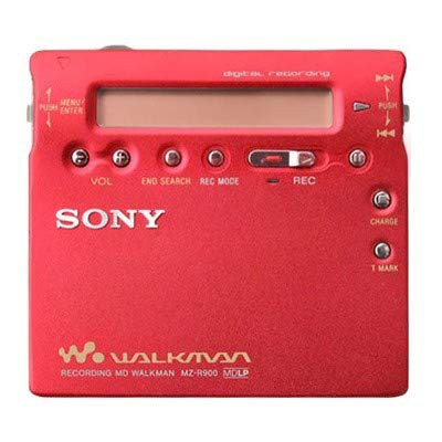 SONY ソニー　MZ-R900-R レッド　ポータブルMDレコーダー（MD録音再生兼用 (品)のサムネイル