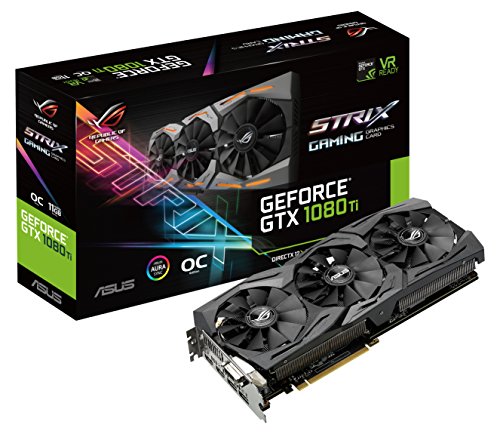 ASUS R.O.G. STRIXシリーズ NVIDIA GeForce GTX1080Ti搭載ビデオカード ベ (中古品) 30,253円