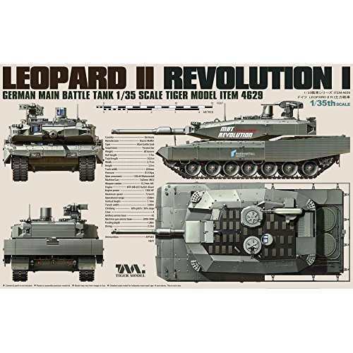 タイガーモデル 1/35 ドイツ軍 レオパルド2 レボリューション1 MBT プラモ (中古品)