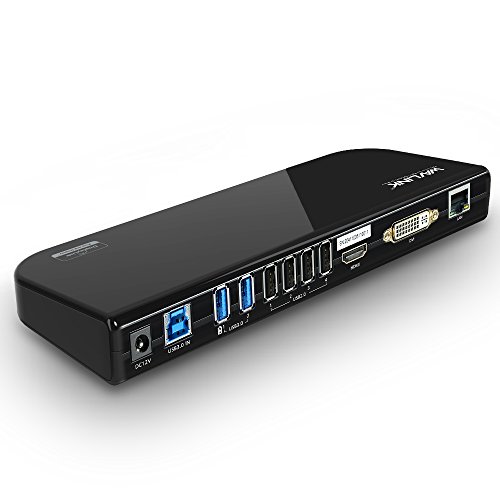 「ほぼ新品」Wavlink USB 3.0 ユニバーサル・ドッキングステーション・デュアル ビデオ (中古品)