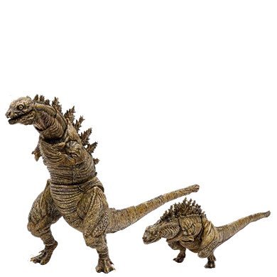 バンダイ S.H.MonsterArts ゴジラ（2016）第2形態＆第3形態セット(フィギュ(中古品)