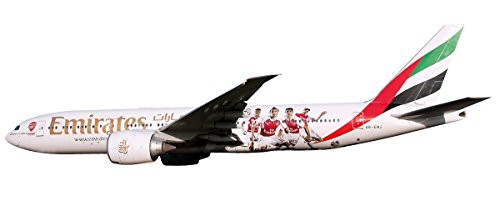 herpa wings 1/250 777-200LR エミレーツ航空Arsenal London A6-EWJ