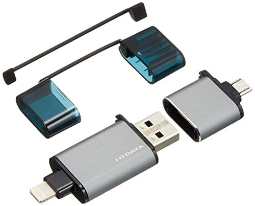 「非常に良い」I-O DATA USBメモリー 32GB U3-IP2/32GK iPhone/Android/パソコン用(中古品)