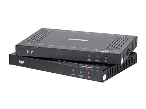 Monoprice Blackbird 4?K Pro HDBaseT Extenderキット、100?M with POH、rs(中古品)