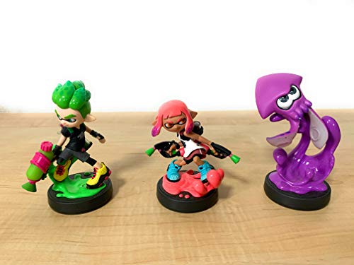 スプラトゥーンシリーズ amiibo3種セット(ガール（ネオンピンク）、ボーイ (中古品)の通販は