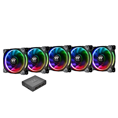 「非常に良い」Thermaltake Riing Plus 12 RGB Radiator Fan TT Premium Edition -5Pack- (中古品)