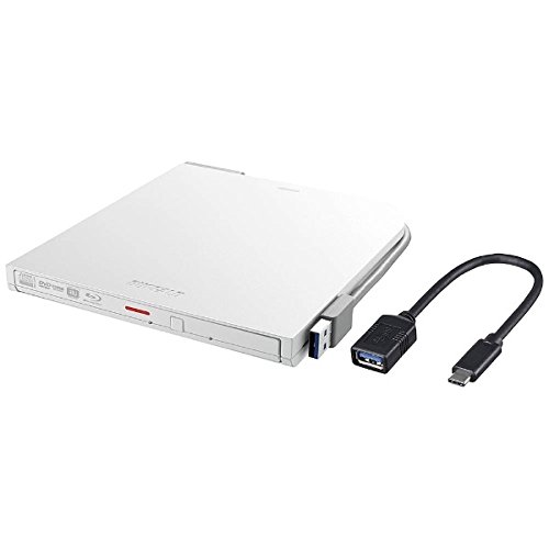 「非常に良い」BUFFALO BDXL対応 USB3.0用ポータブルブルーレイドライブ スリムタイプ ホ (中古品)