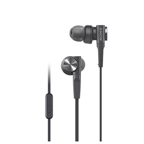ソニー SONY イヤホン 重低音モデル MDR-XB55AP : カナル型 リモコン・マイ(中古品)