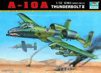 「非常に良い」トランペッター 1/32 A-10A サンダーボルトII 単座型 プラモデル(中古品)