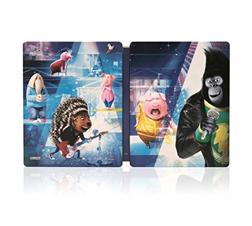 「未使用品」SING/シング スチール・ブック仕様ブルーレイ+DVDセット ※数量限定 [Blu-r(中古品)