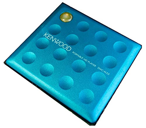 ポータブルプレーヤー KENWOOD DMC-M55-S PORTABLE MD PLAYER KENWOOD DMC-M55 ブルー ポータブルMDプレイヤー(中古品)