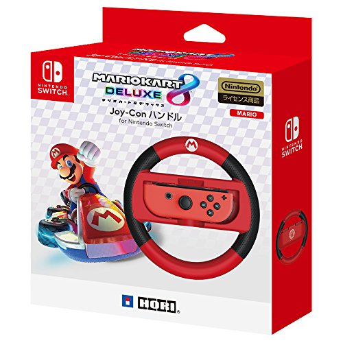「未使用品」 Nintendo Switch対応 マリオカート8 デラックス Joy-Conハンドル for Ni(中古品)