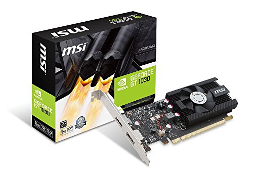 MSI GeForce GT 1030 2G LP OC グラフィックスボード VD6348(中古品)