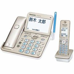 パナソニック 電話機 RU・RU・RU VE-GZ71DL-N [シャンパンゴールド](中古品)