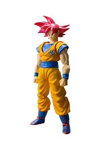Bandai - Figurine DBZ - Son Goku Super Saiyan God Cheveux Rouge SH Fig(中古品)の通販は