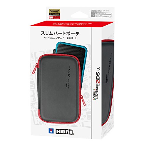 「未使用品」（2DS LL対応）スリムハードポーチ for Newニンテンドー2DS LL ブラック× (中古品)