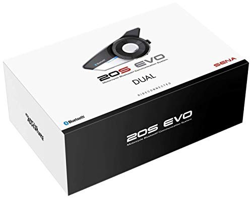 Sena 20S EVO オートバイ用 Bluetooth 4.1 通信システム 先進的インターコ (中古品)