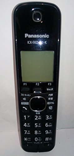 パナソニック 増設子機 1.9GHz DECT準拠方式 ブラック KX-FKD401-K(中古品)