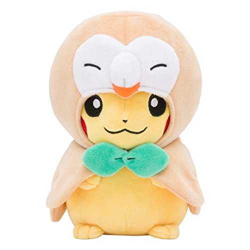ポケモンセンターオリジナル ぬいぐるみ モクローポンチョのピカチュウ(中古品)