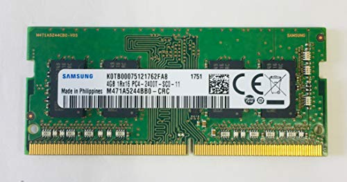 「未使用品」[SAMSUNG ORIGINAL] サムスン純正 PC4-19200 DDR4-2400 4GB (512Mx16) 260p(中古品)