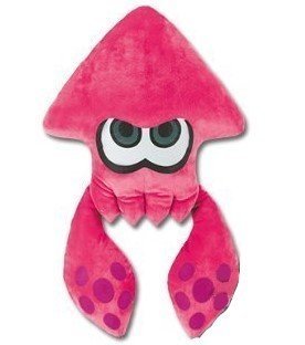 スプラトゥーン２　一番くじＣ賞イカぬいぐるみ　ネオンピンク(中古品)