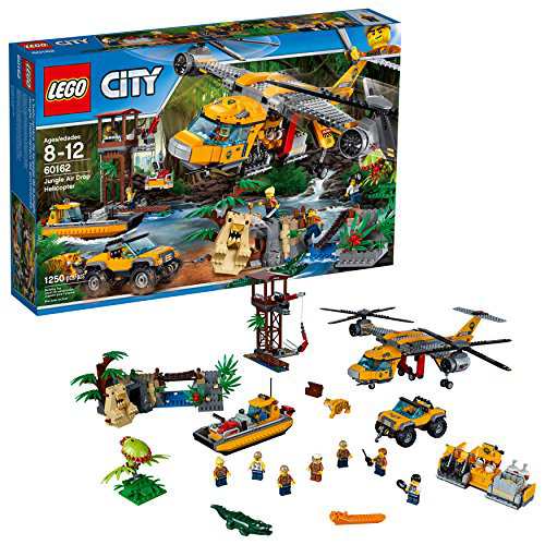 LEGO City Jungle Air Drop Helicopter (60162)(中古品)