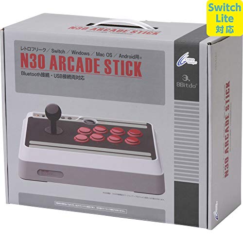 「非常に良い」 Switch Lite対応  8BITDO NES30 Arcade Stick(中古品)