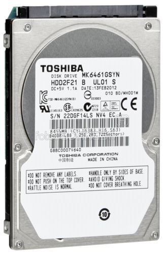 「未使用品」東芝 toshiba 2.5インチ 内蔵 ハードディスク 640GB SATA 3Gb/s 7200rpm キ(中古品)