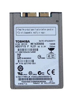 東芝 toshiba 1.8インチ 内蔵 ハードディスク 160GB micro sata