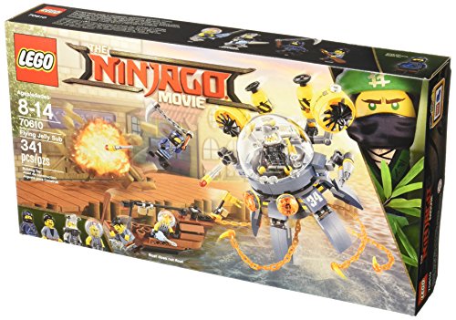 「ほぼ新品」LEGO Ninjago Flying Jelly Sub 70610 Exclusive Building Kit(中古品)