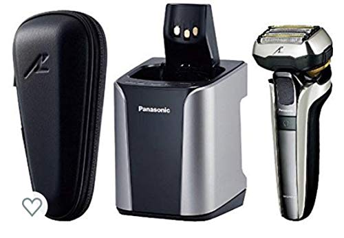 パナソニック ラムダッシュ メンズシェーバー 5枚刃 シルバー調 ES-CLV9CX-(中古品)